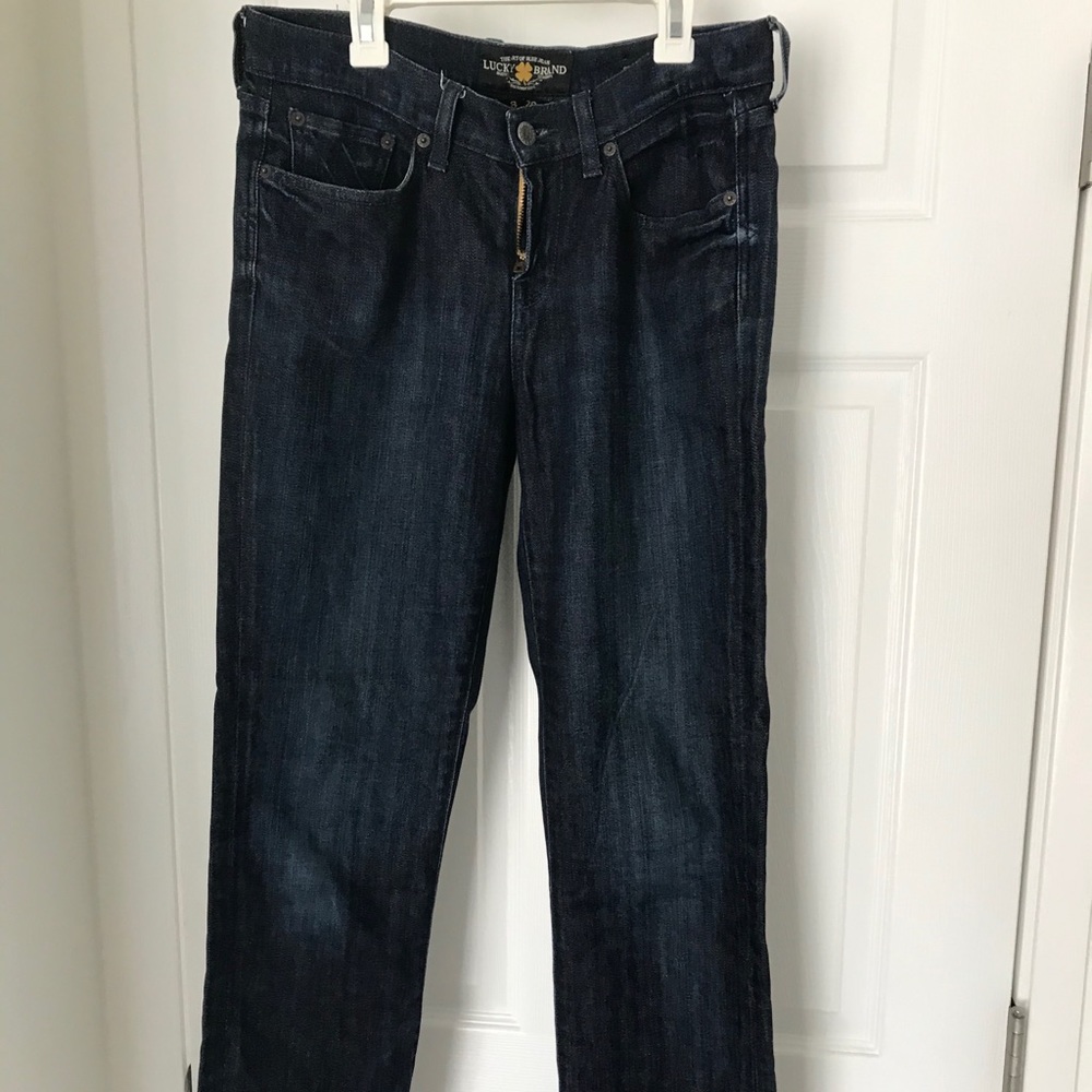 Lucky brand sweet’n straight dark wash jeans